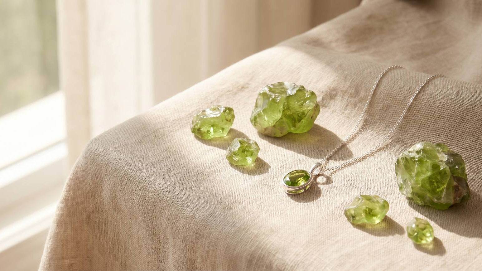 🌿 Peridot: Herkunft, Entstehung und Eigenschaften