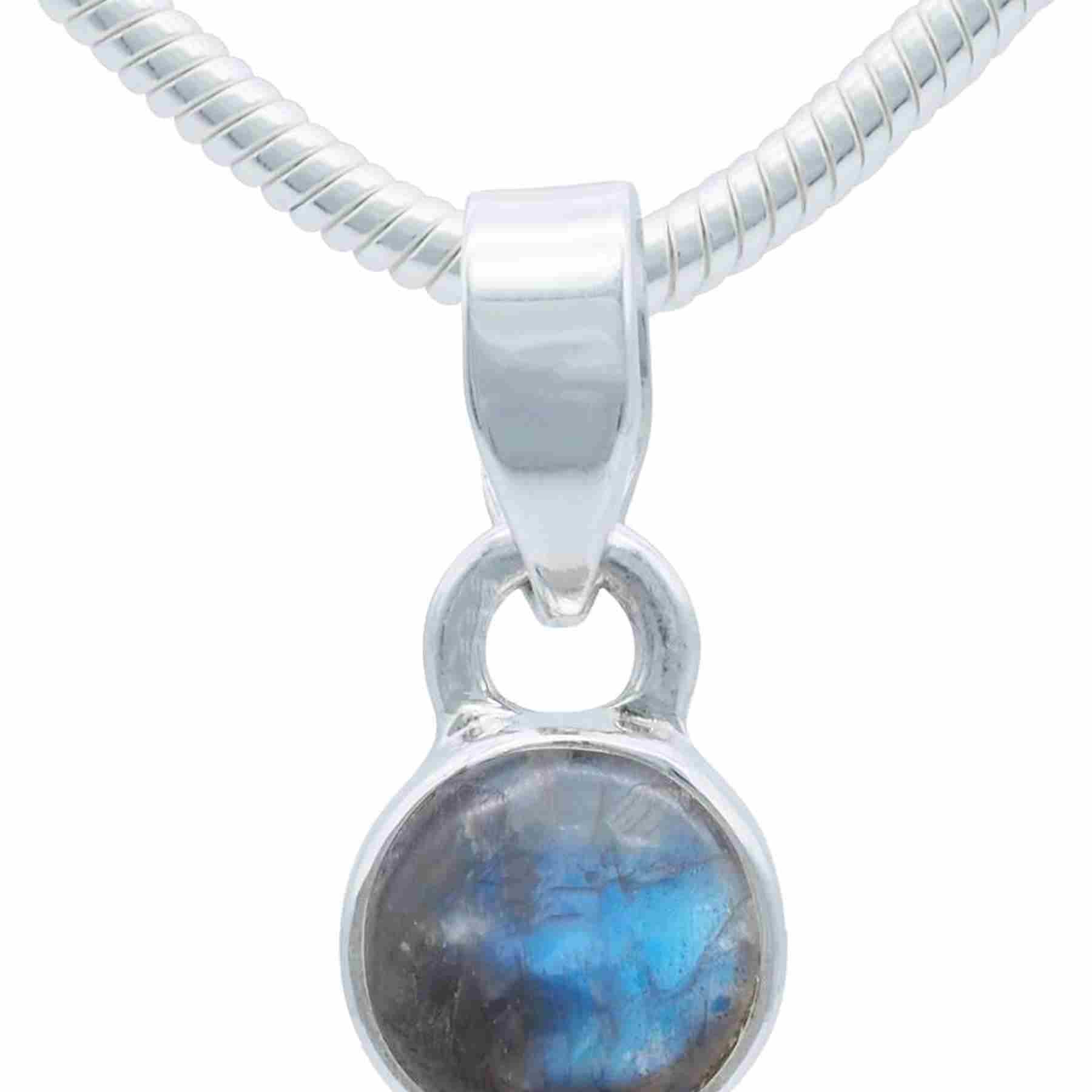 Silberkette mit Anhänger SAMA rund aus 925 Silber