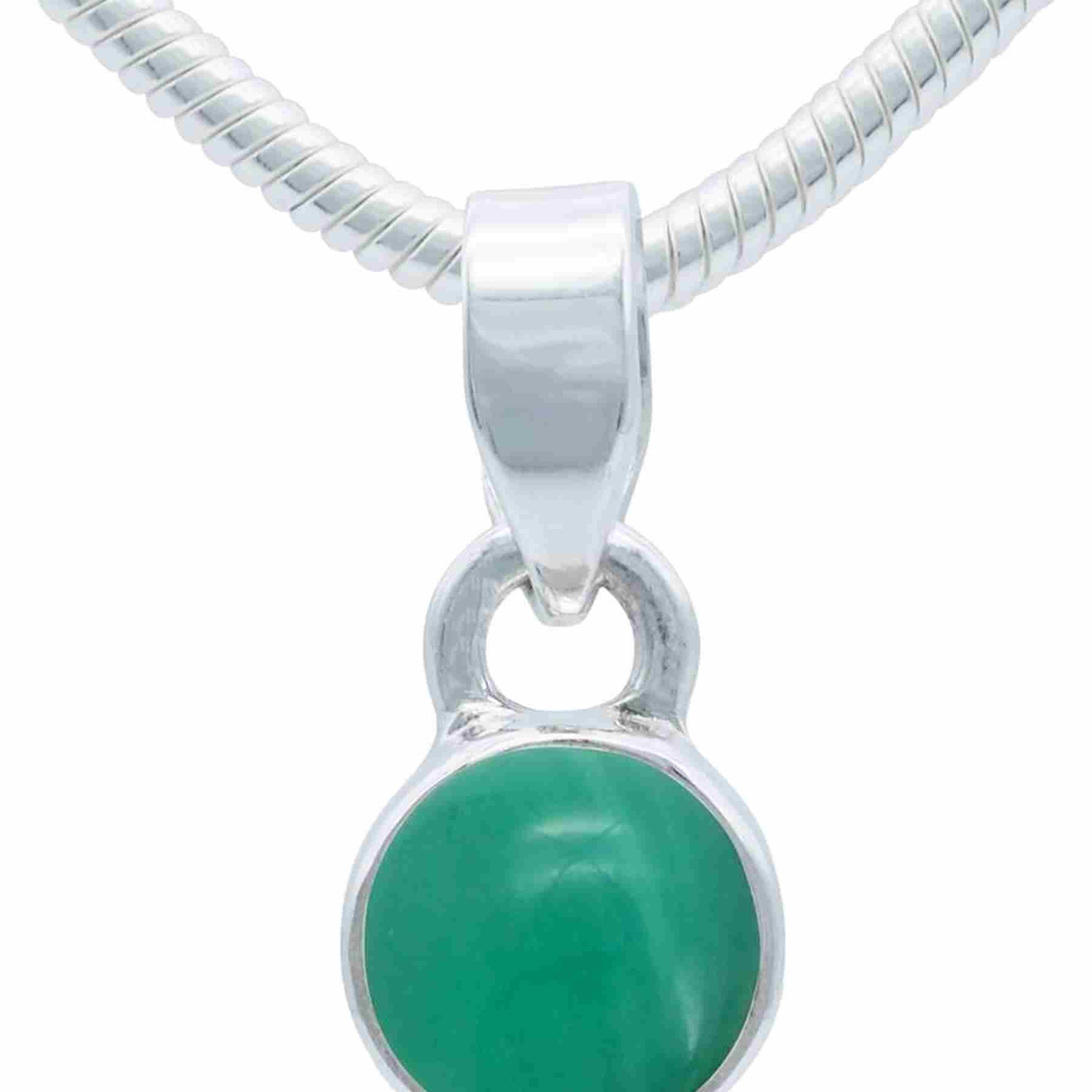 Silberkette mit Anhänger SAMA rund aus 925 Silber