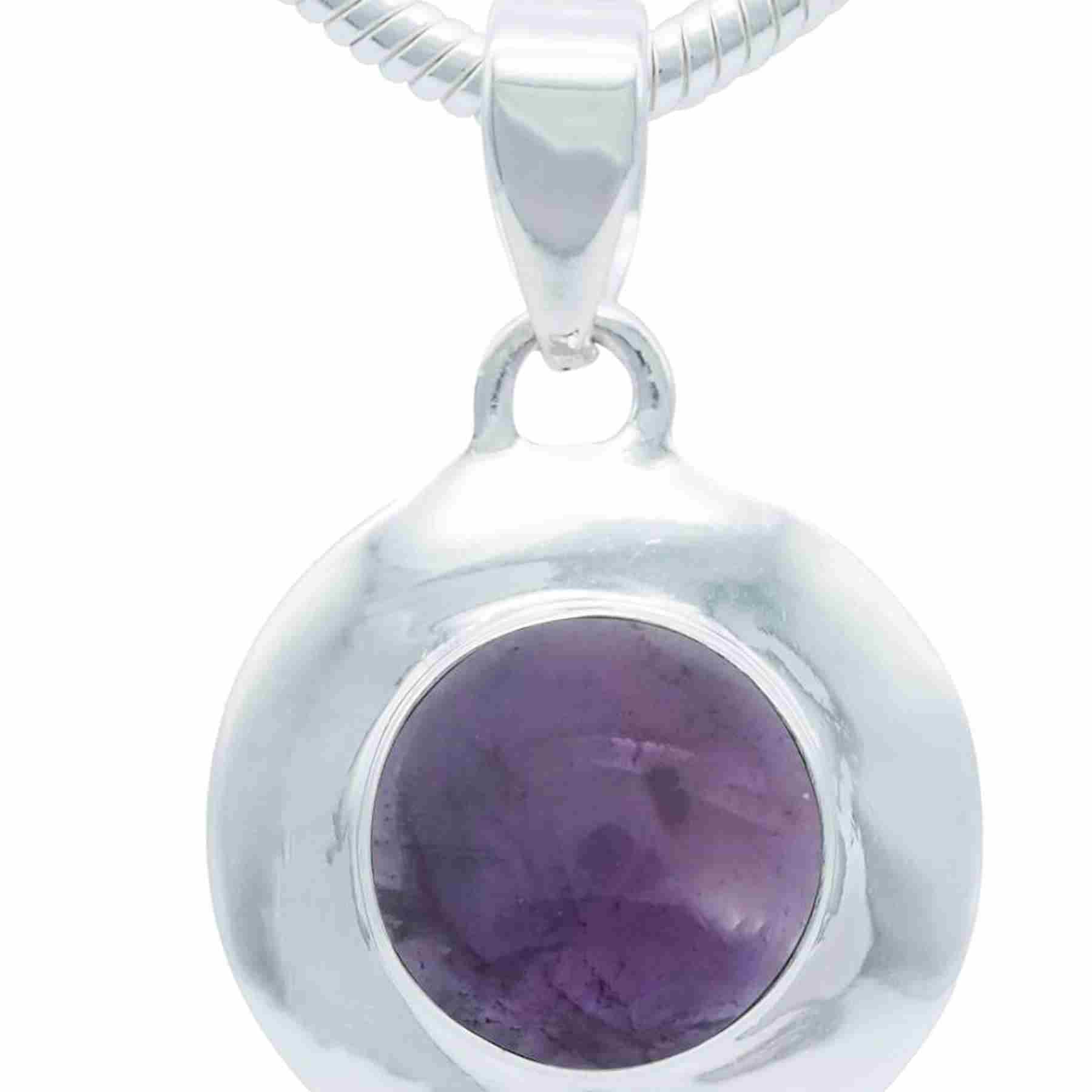 Silberkette mit Anhänger ZABALA rund aus 925 Silber