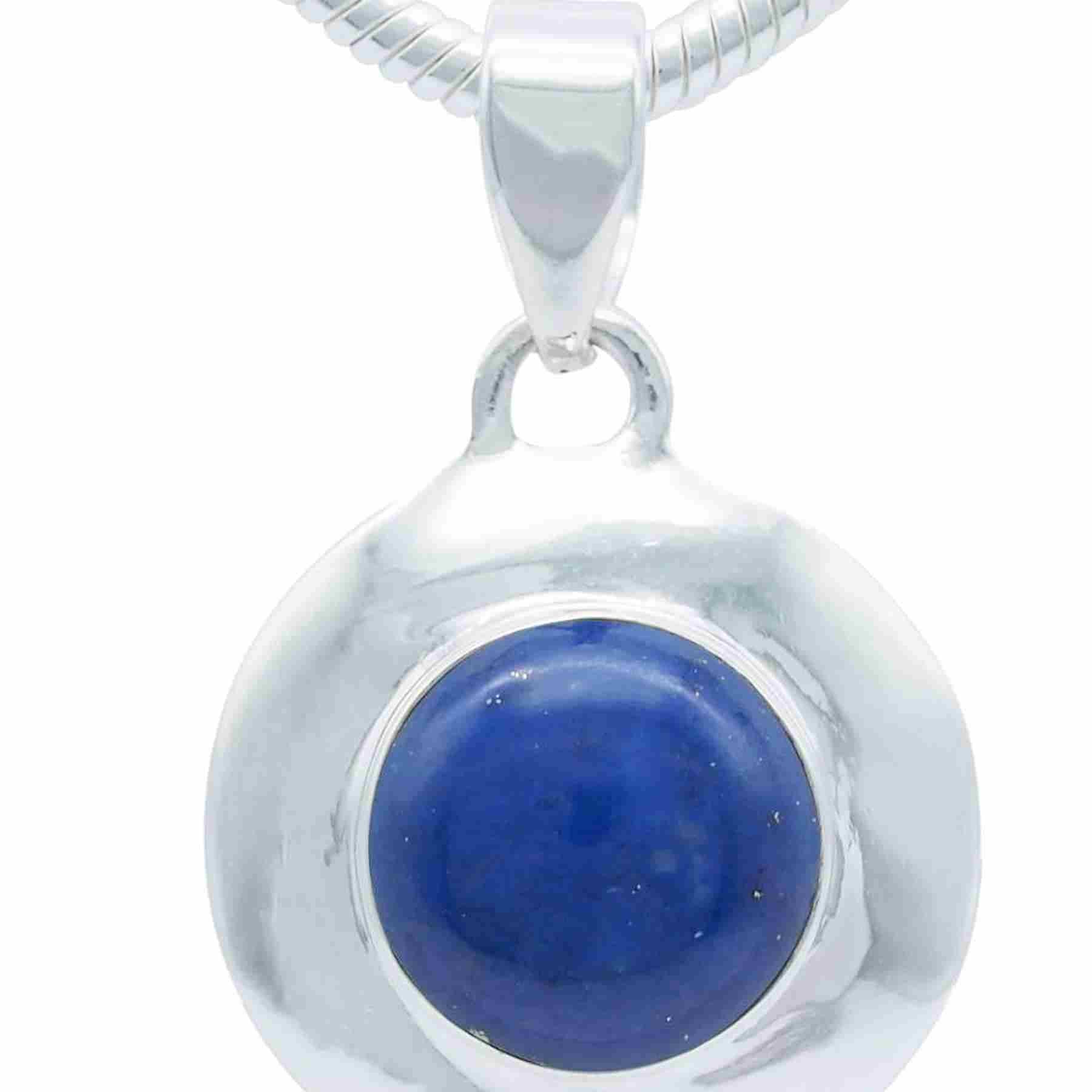Silberkette mit Anhänger ZABALA rund aus 925 Silber