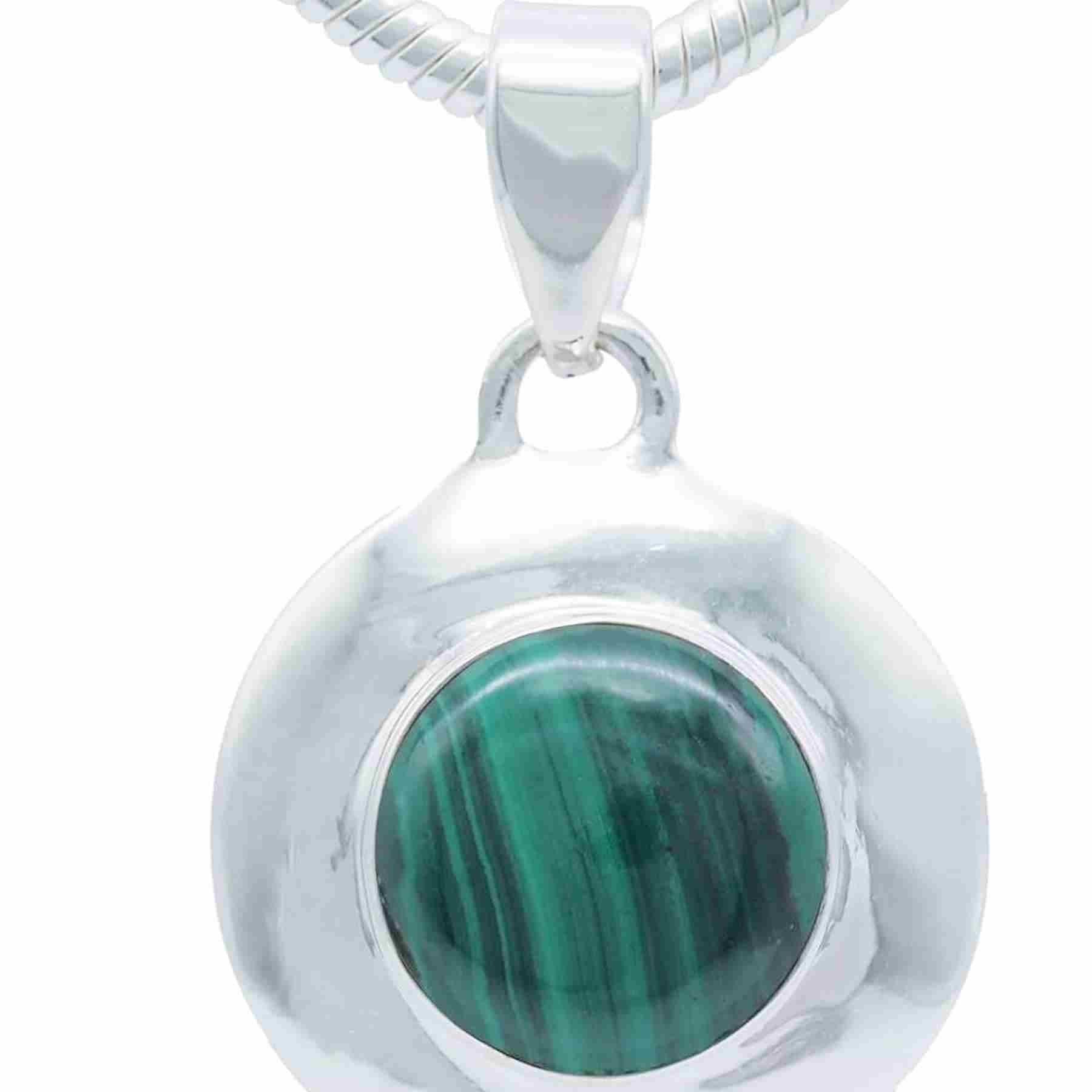 Silberkette mit Anhänger ZABALA rund aus 925 Silber