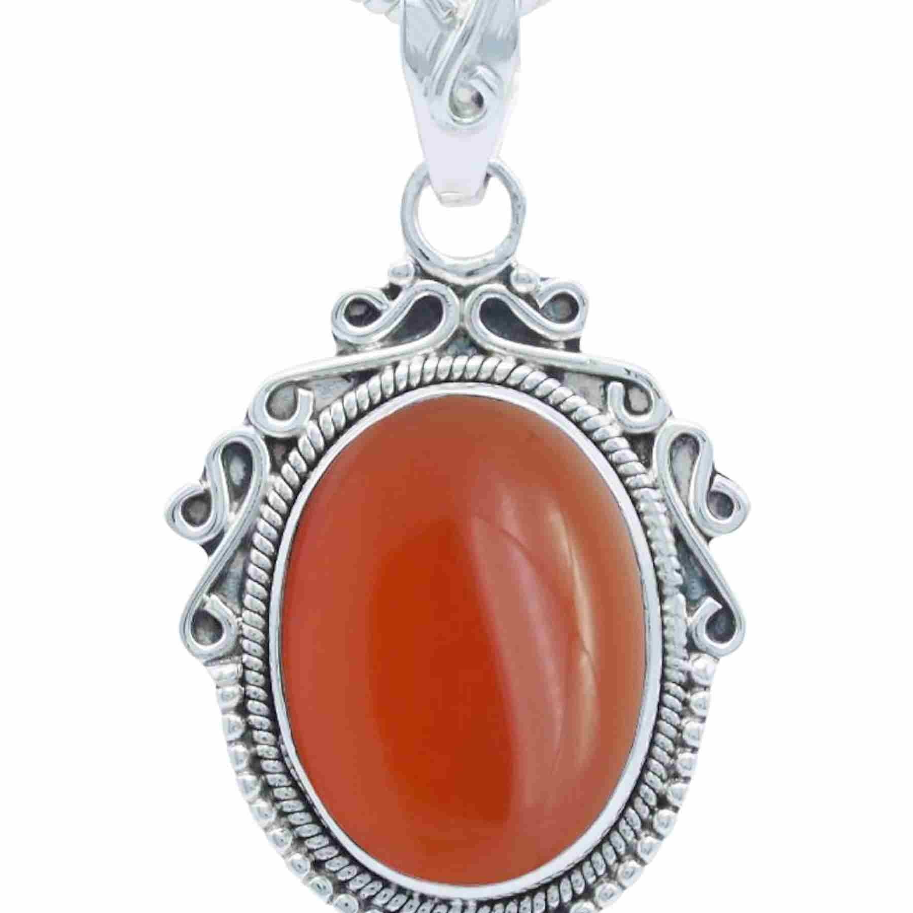 Silberkette mit Anhänger BUNDERAN aus 925 Silber