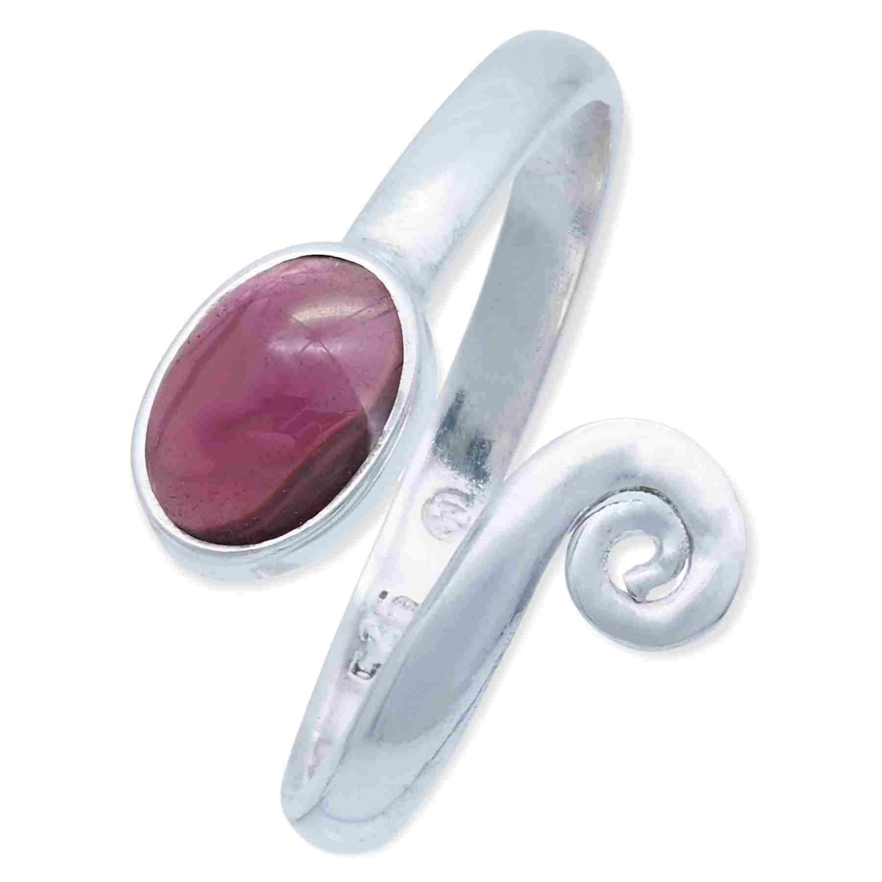 Ring HADASAI oval - größenverstellbar aus 925 Silber