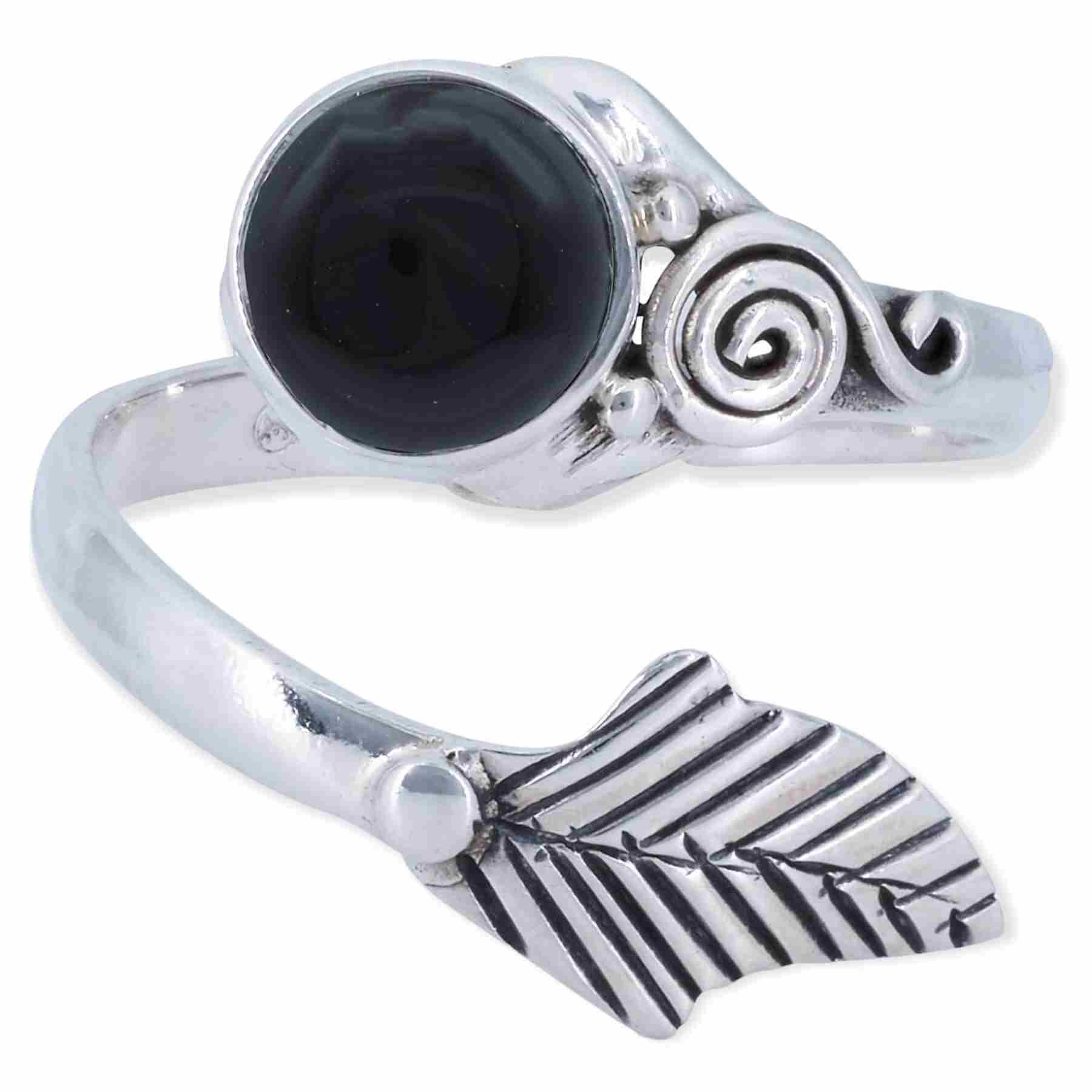 Ring SANTI - größenverstellbar aus 925 Silber
