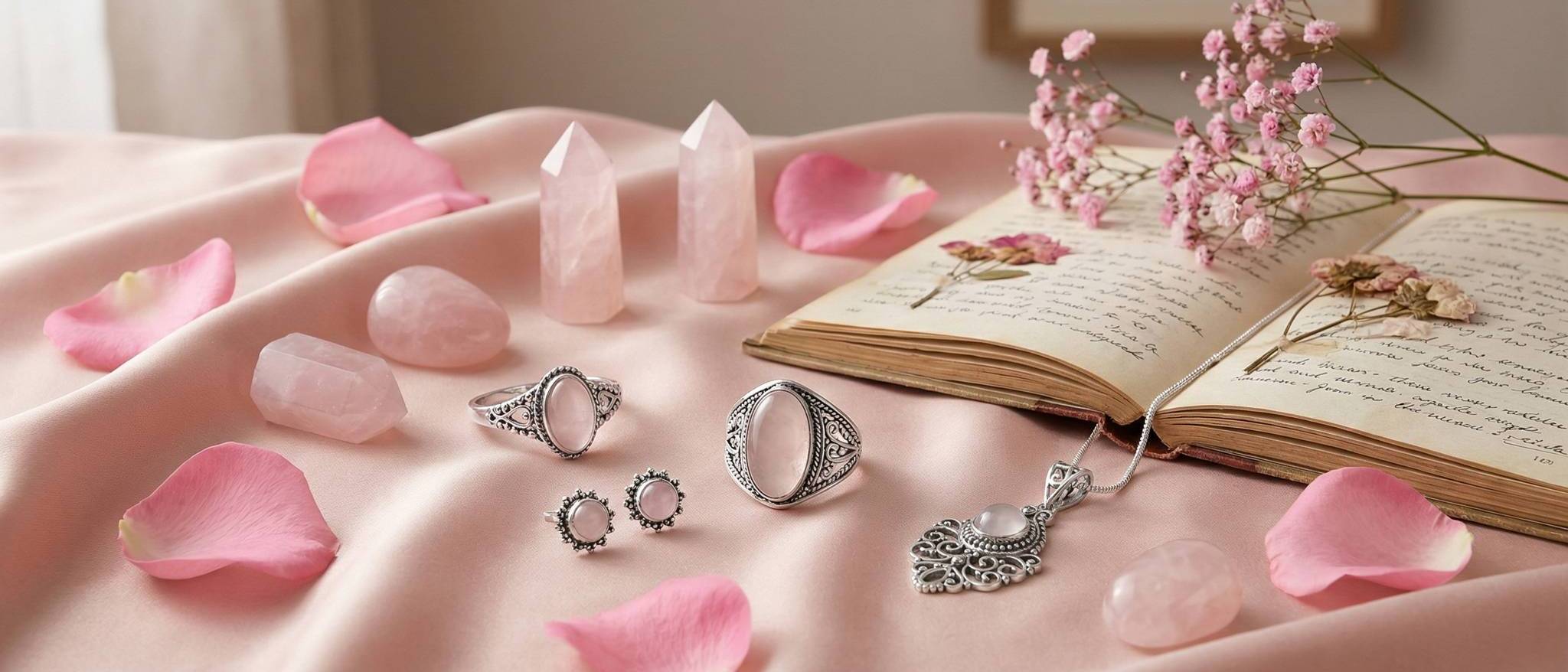 💗 über Rosenquarz, seine Wirkung und Bedeuteung – Der Stein der Selbstliebe für Frauen