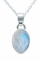 Silberkette mit Anhänger SAMA oval aus 925 Silber - mantraroma