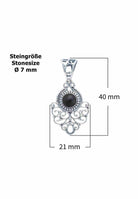 Silberkette mit Anhänger DALIRI aus 925 Silber - mantraroma