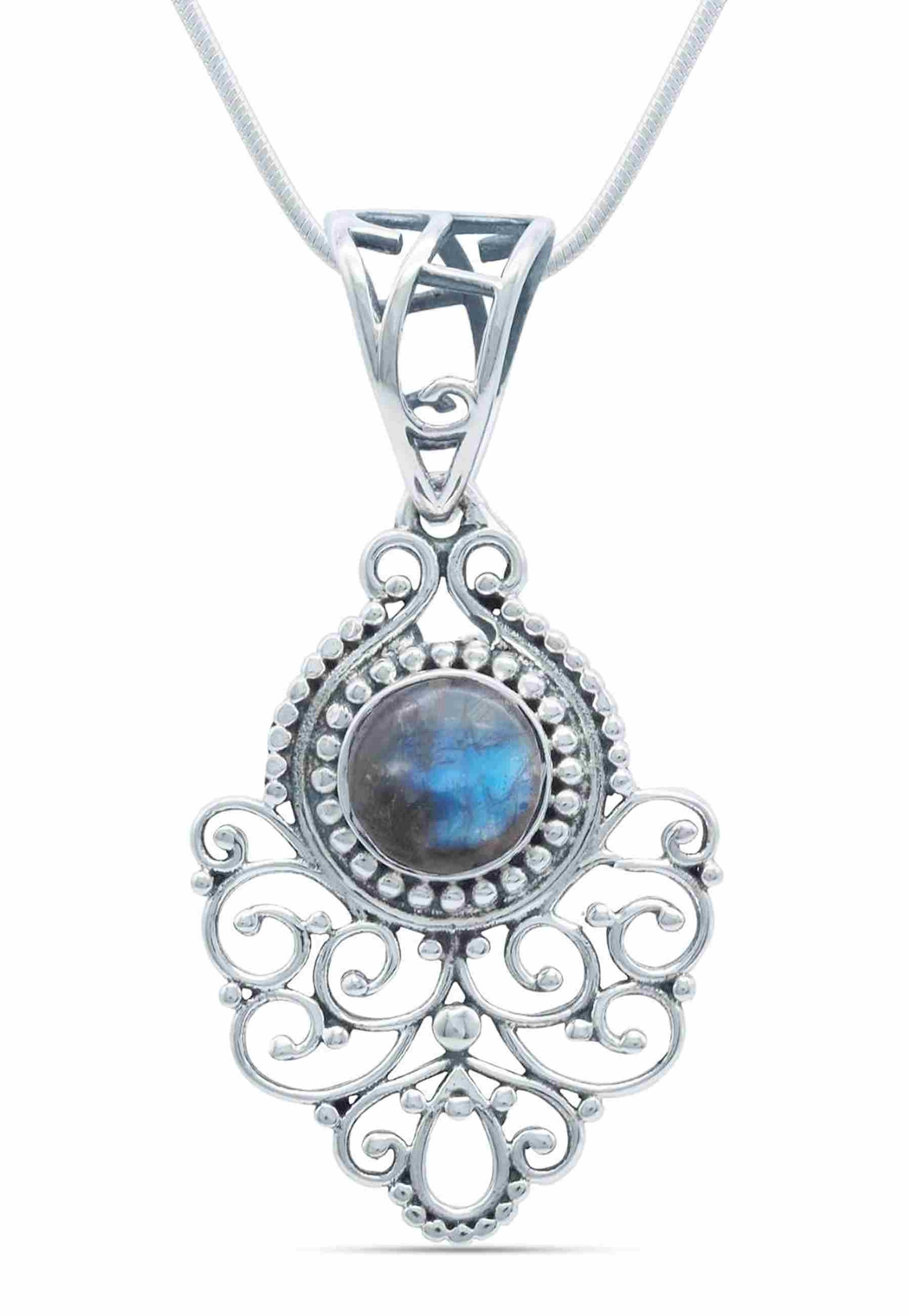 Silberkette mit Anhänger DALIRI aus 925 Silber - mantraroma