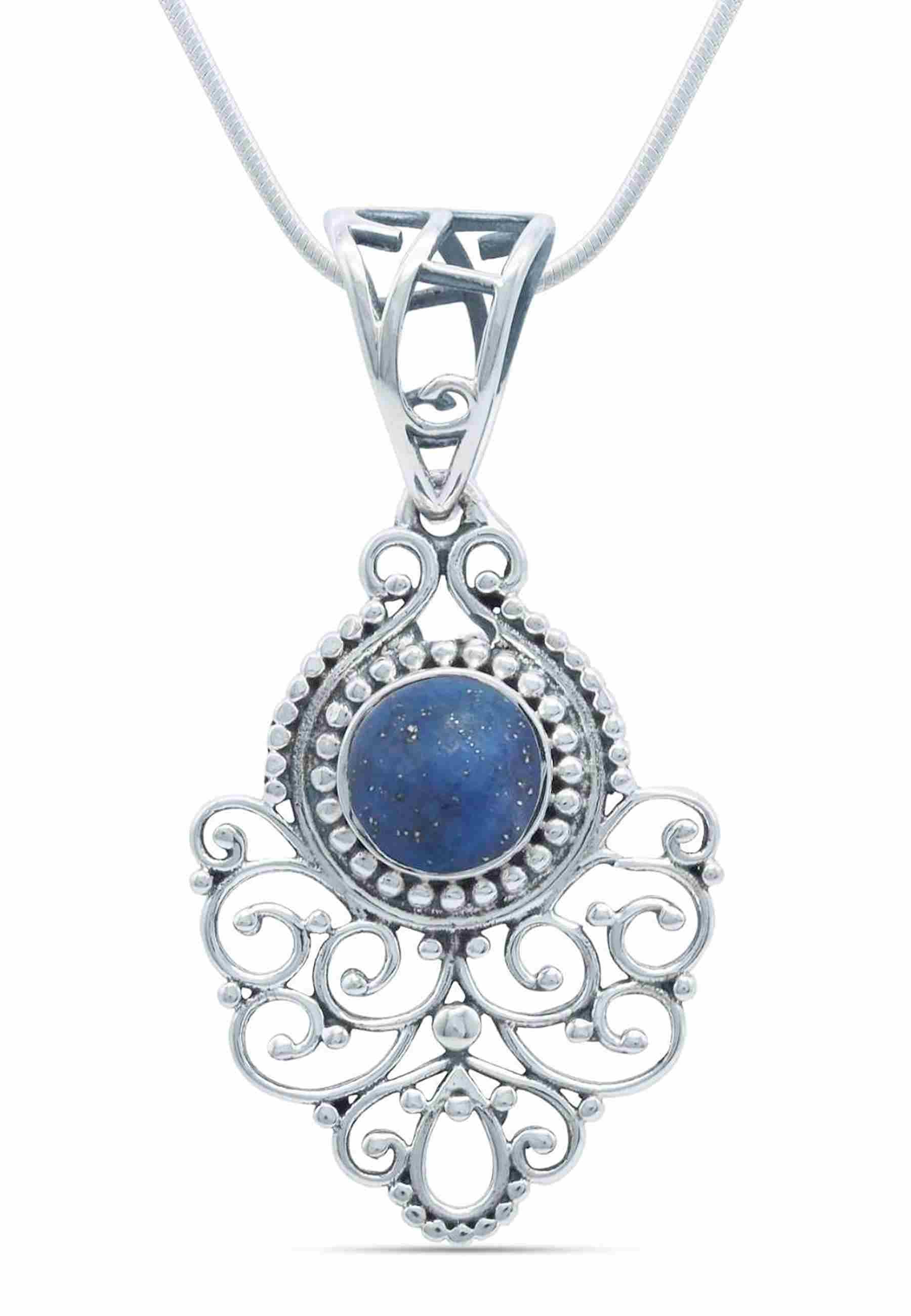 Silberkette mit Anhänger DALIRI aus 925 Silber - mantraroma