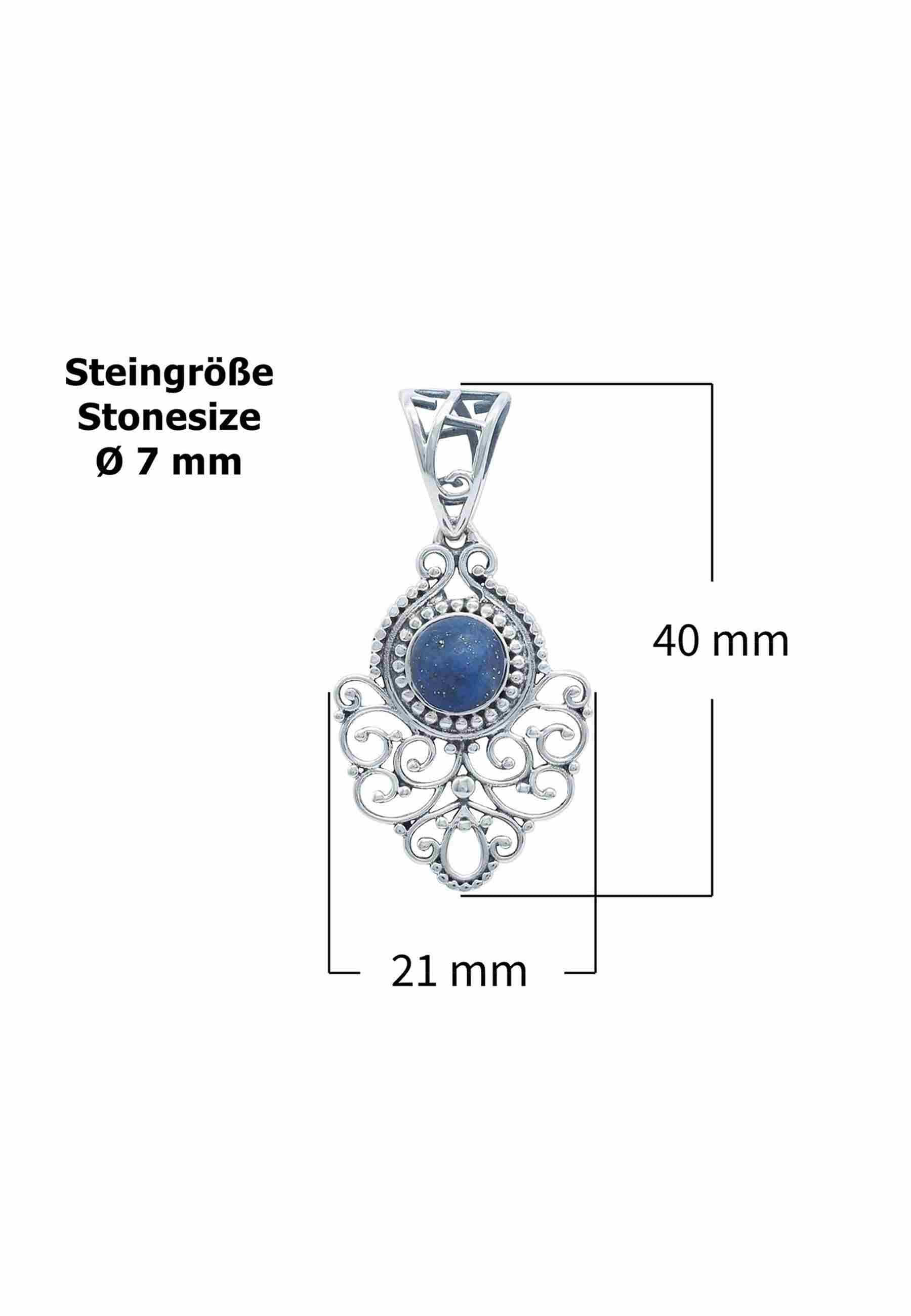 Silberkette mit Anhänger DALIRI aus 925 Silber - mantraroma