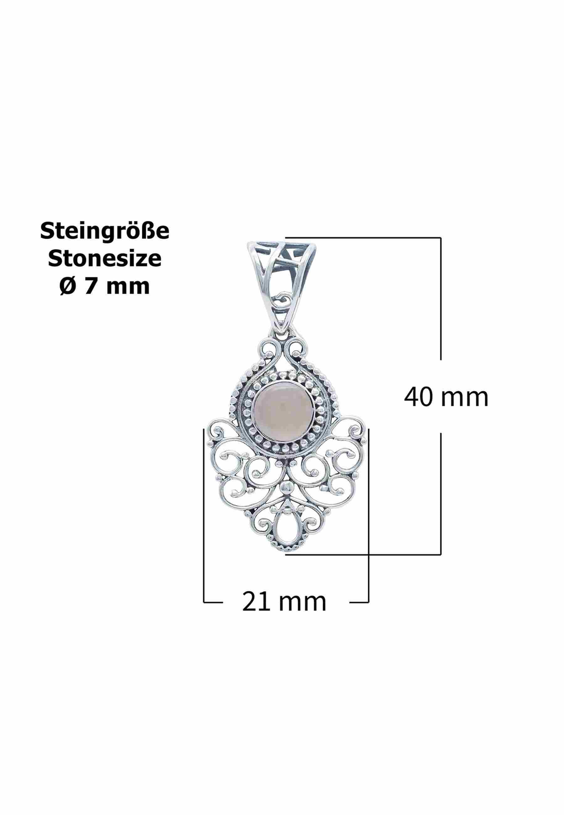 Silberkette mit Anhänger DALIRI aus 925 Silber - mantraroma