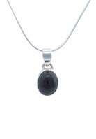 Silberkette mit Anhänger SAMA oval aus 925 Silber - mantraroma