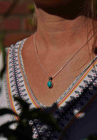 Silberkette mit Anhänger SAMA oval aus 925 Silber - mantraroma