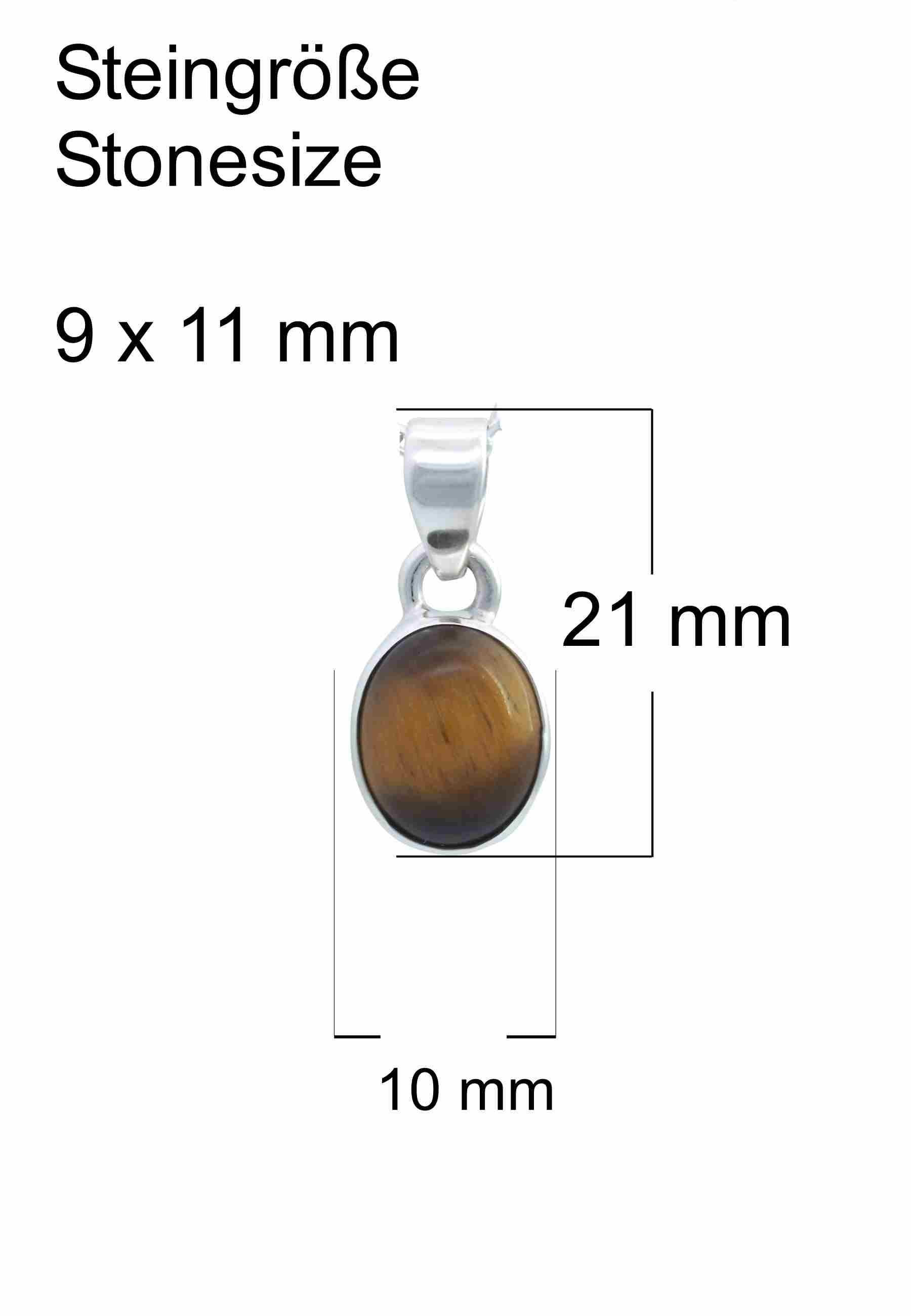 Silberkette mit Anhänger SAMA oval aus 925 Silber - mantraroma
