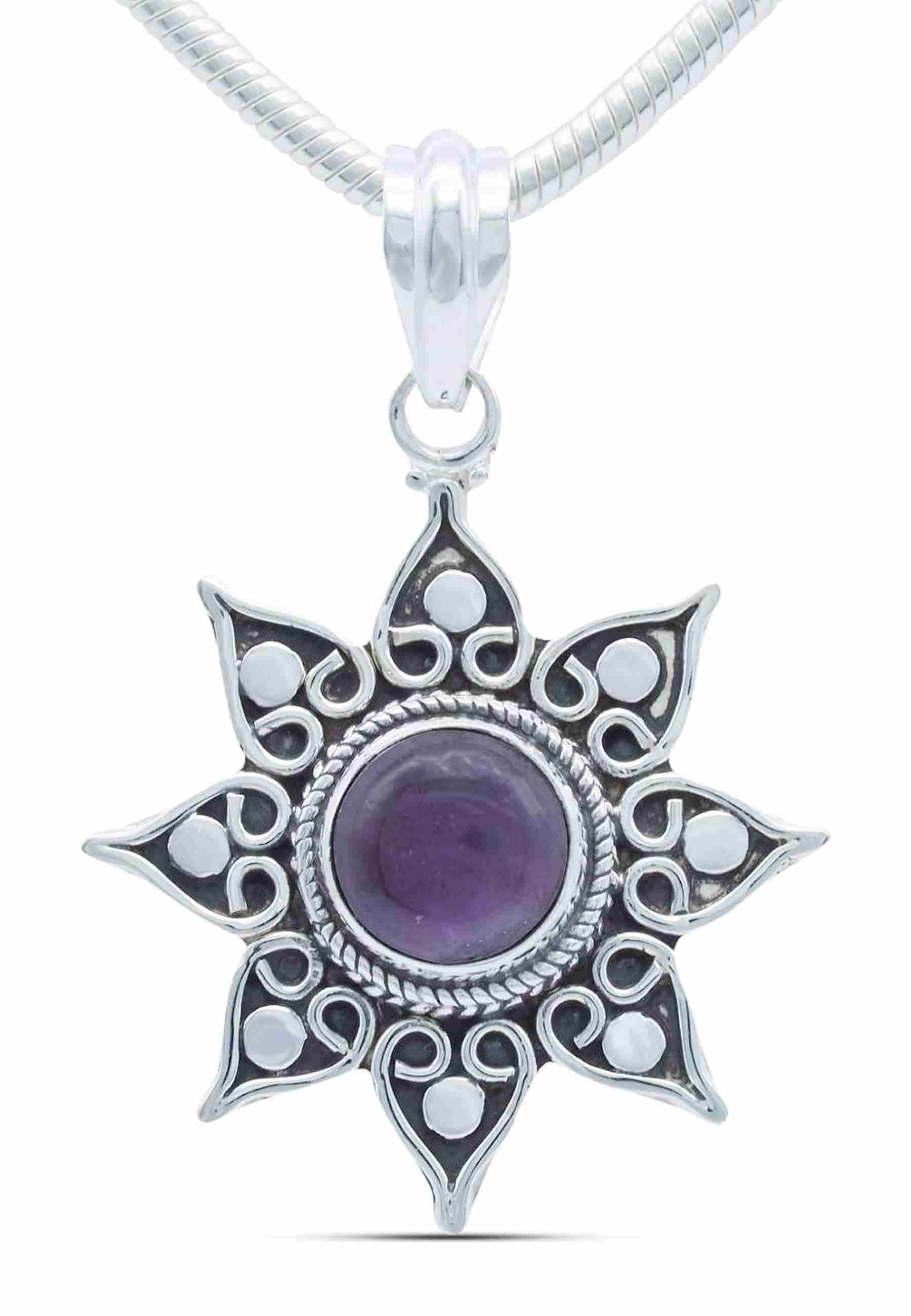 Silberkette mit Anhänger SUNA aus 925 Silber - mantraroma