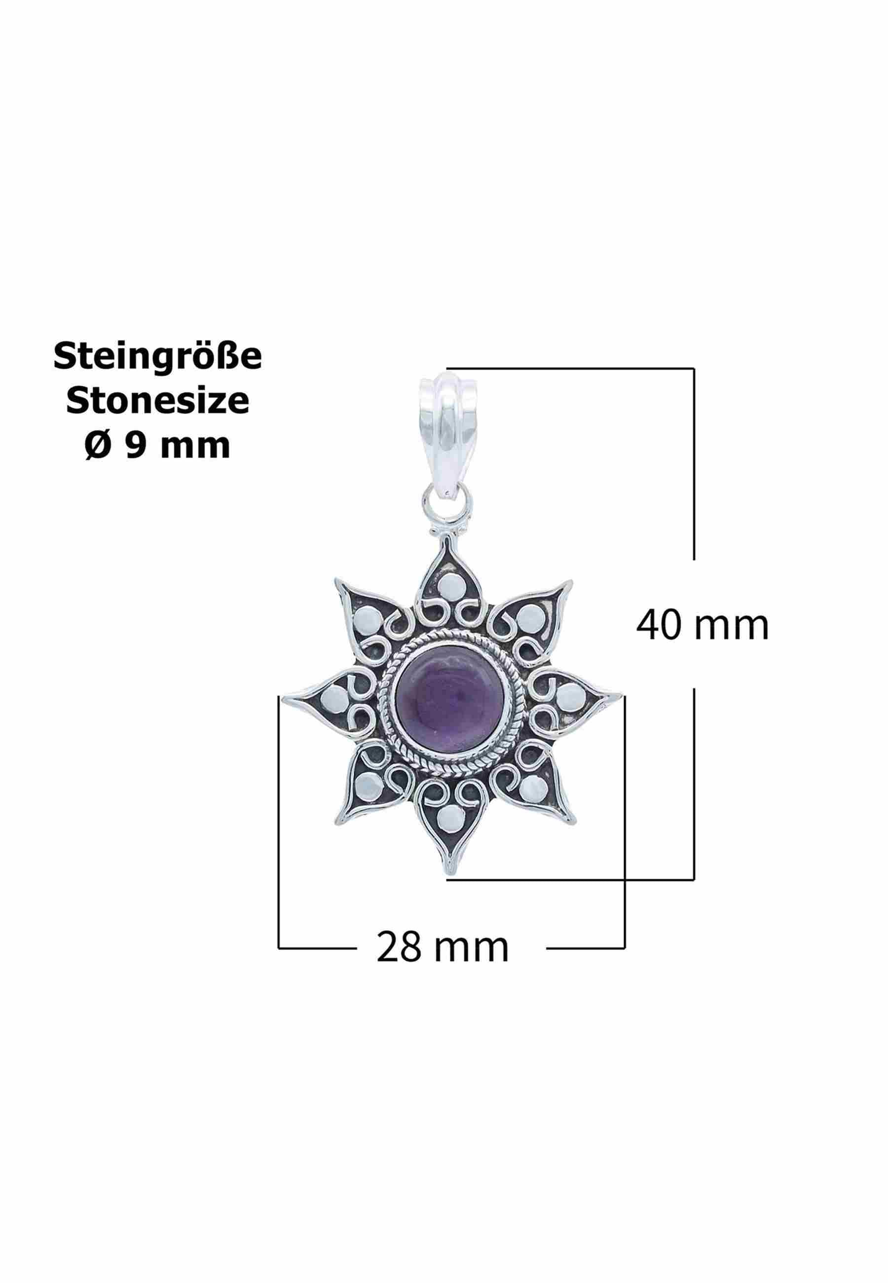 Silberkette mit Anhänger SUNA aus 925 Silber - mantraroma