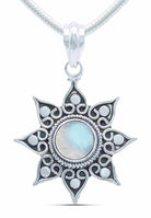 Silberkette mit Anhänger SUNA aus 925 Silber - mantraroma