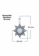 Silberkette mit Anhänger SUNA aus 925 Silber - mantraroma