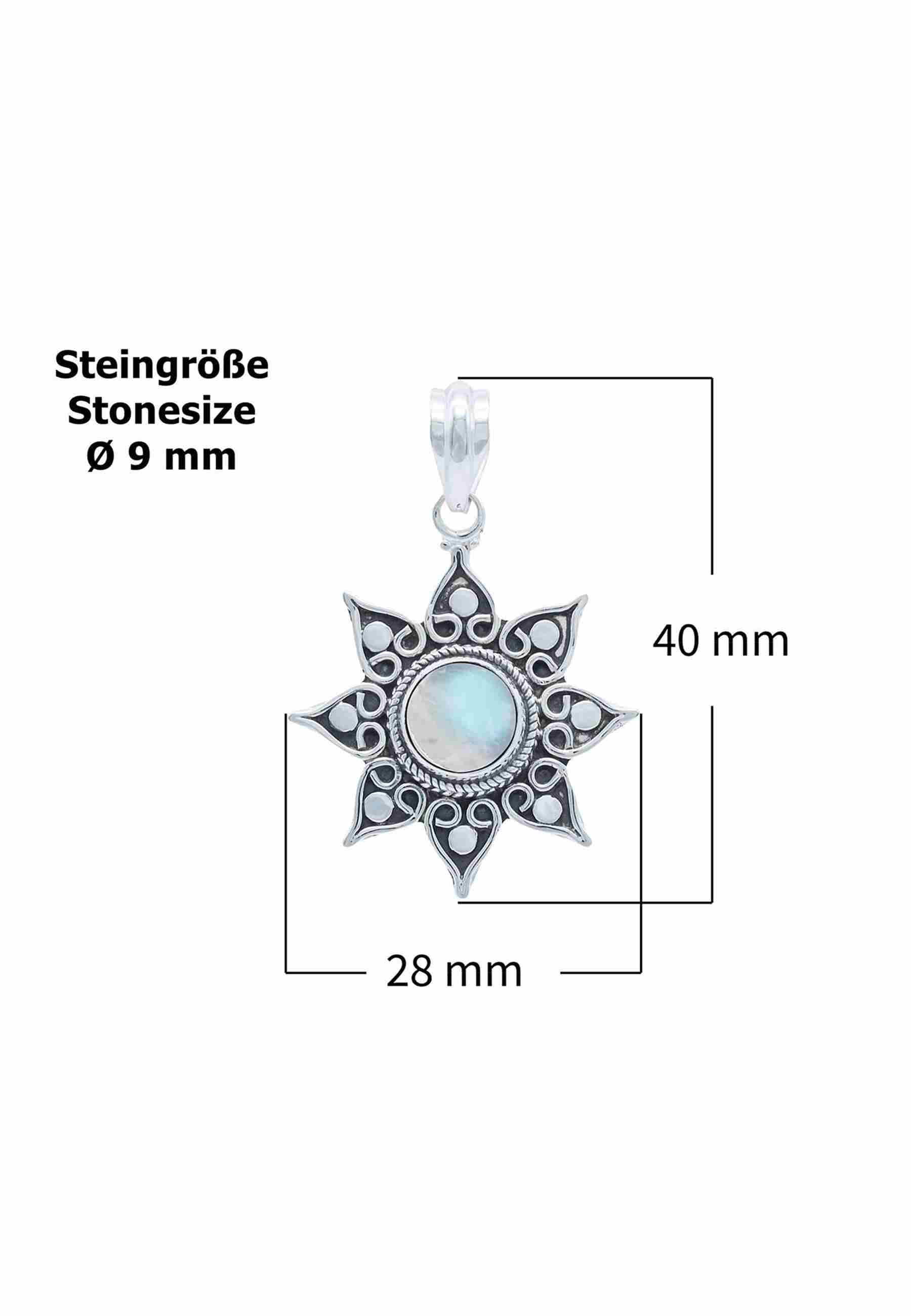 Silberkette mit Anhänger SUNA aus 925 Silber - mantraroma