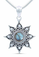 Silberkette mit Anhänger SUNA aus 925 Silber - mantraroma