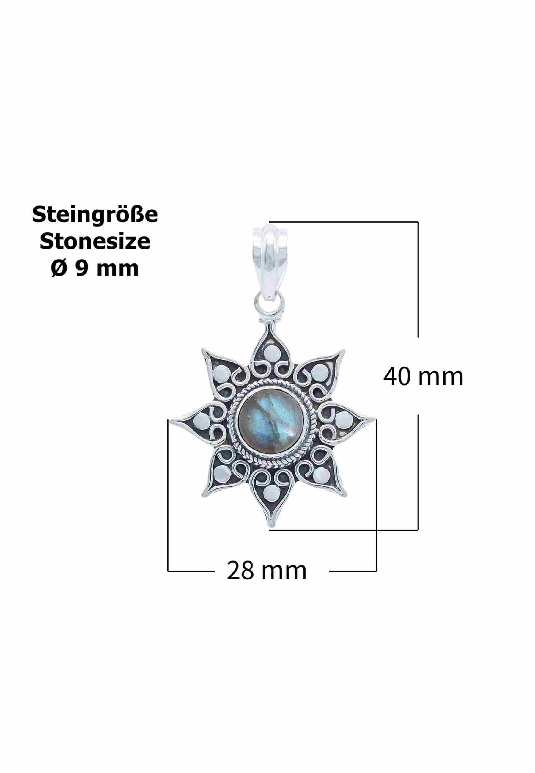 Silberkette mit Anhänger SUNA aus 925 Silber - mantraroma
