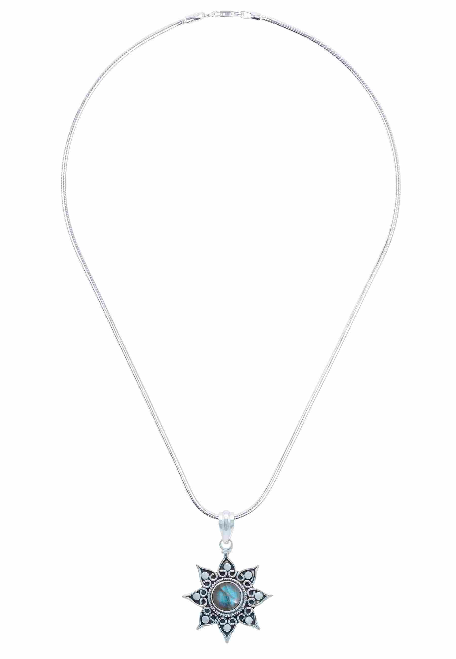 Silberkette mit Anhänger SUNA aus 925 Silber - mantraroma
