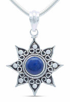 Silberkette mit Anhänger SUNA aus 925 Silber - mantraroma