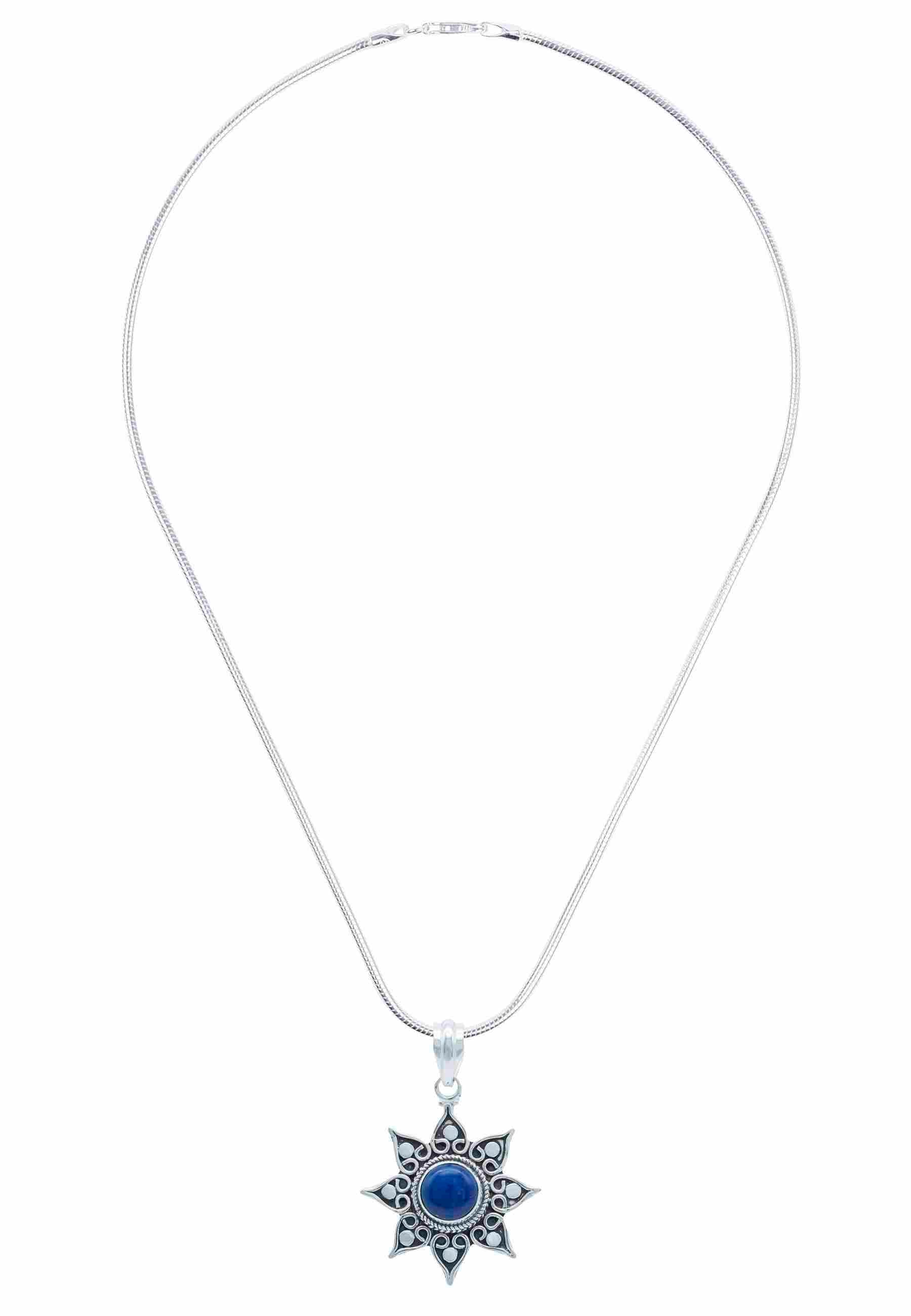 Silberkette mit Anhänger SUNA aus 925 Silber - mantraroma