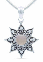 Silberkette mit Anhänger SUNA aus 925 Silber - mantraroma