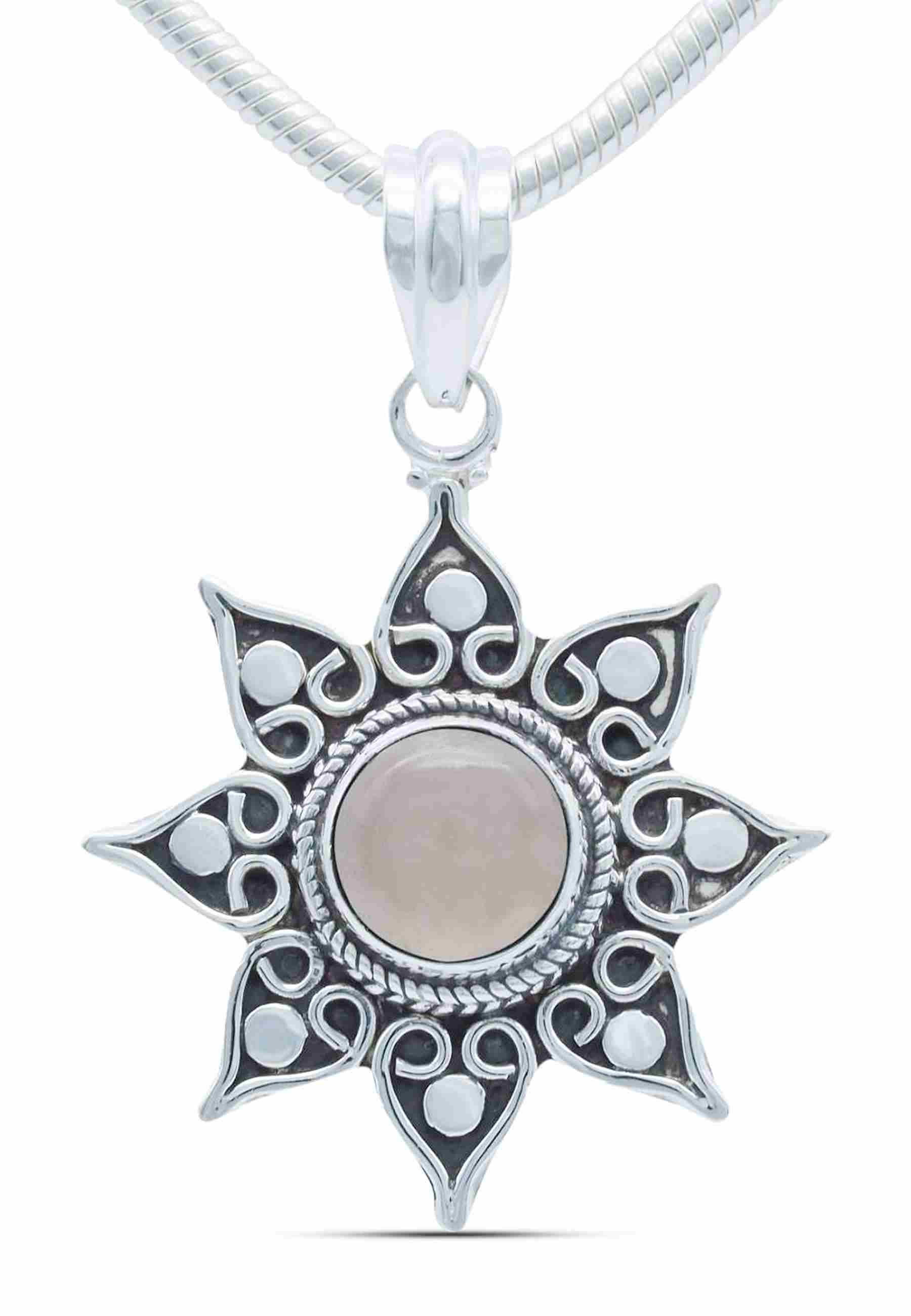 Silberkette mit Anhänger SUNA aus 925 Silber - mantraroma