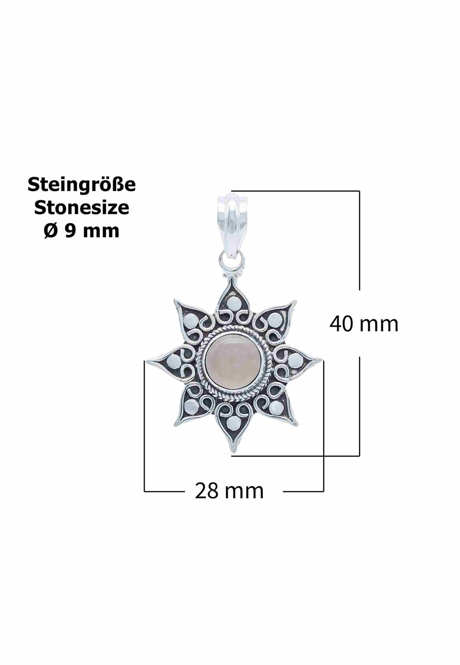 Silberkette mit Anhänger SUNA aus 925 Silber - mantraroma