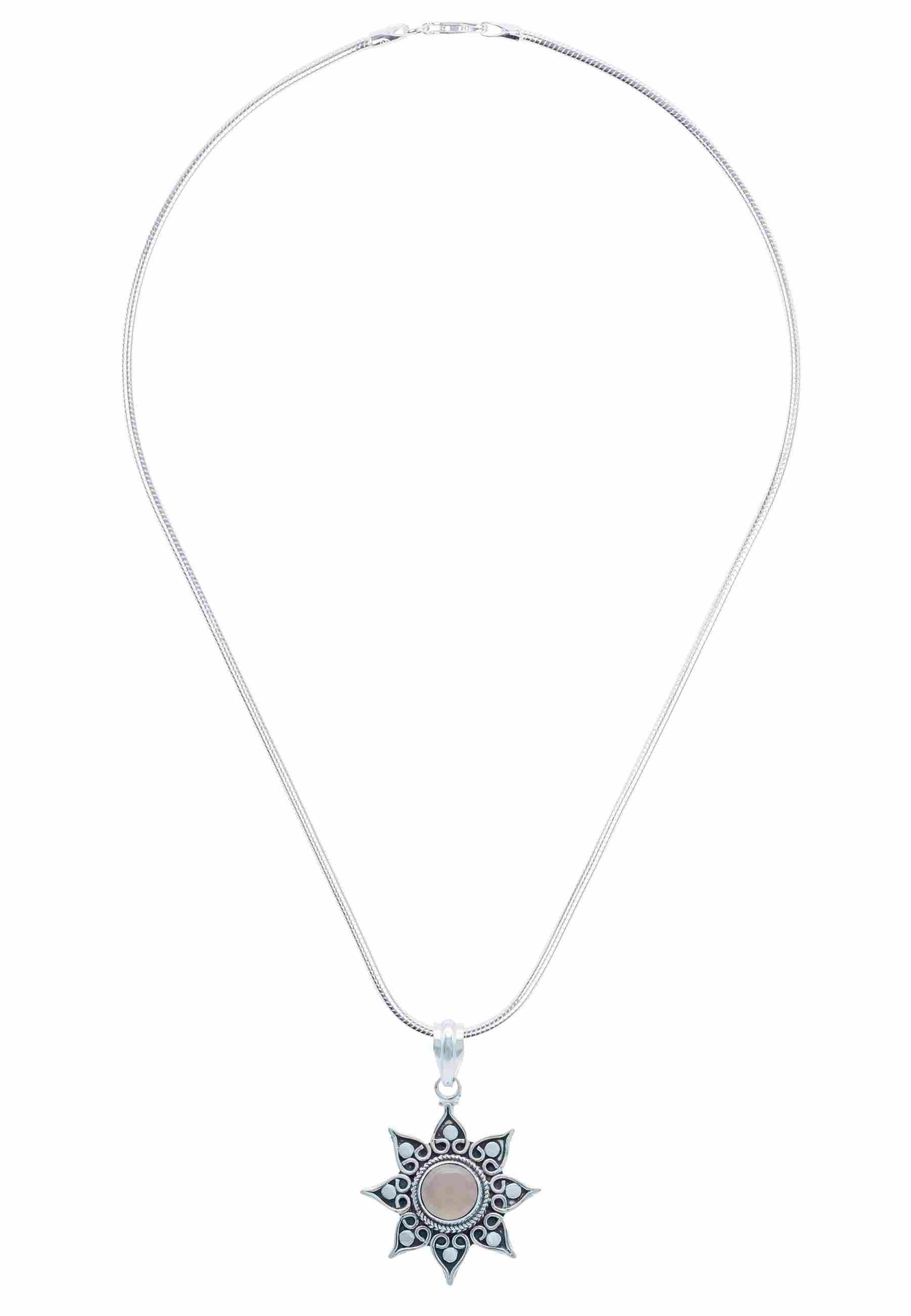 Silberkette mit Anhänger SUNA aus 925 Silber - mantraroma