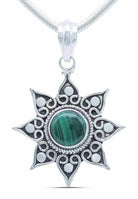 Silberkette mit Anhänger SUNA aus 925 Silber - mantraroma