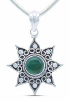Silberkette mit Anhänger SUNA aus 925 Silber - mantraroma