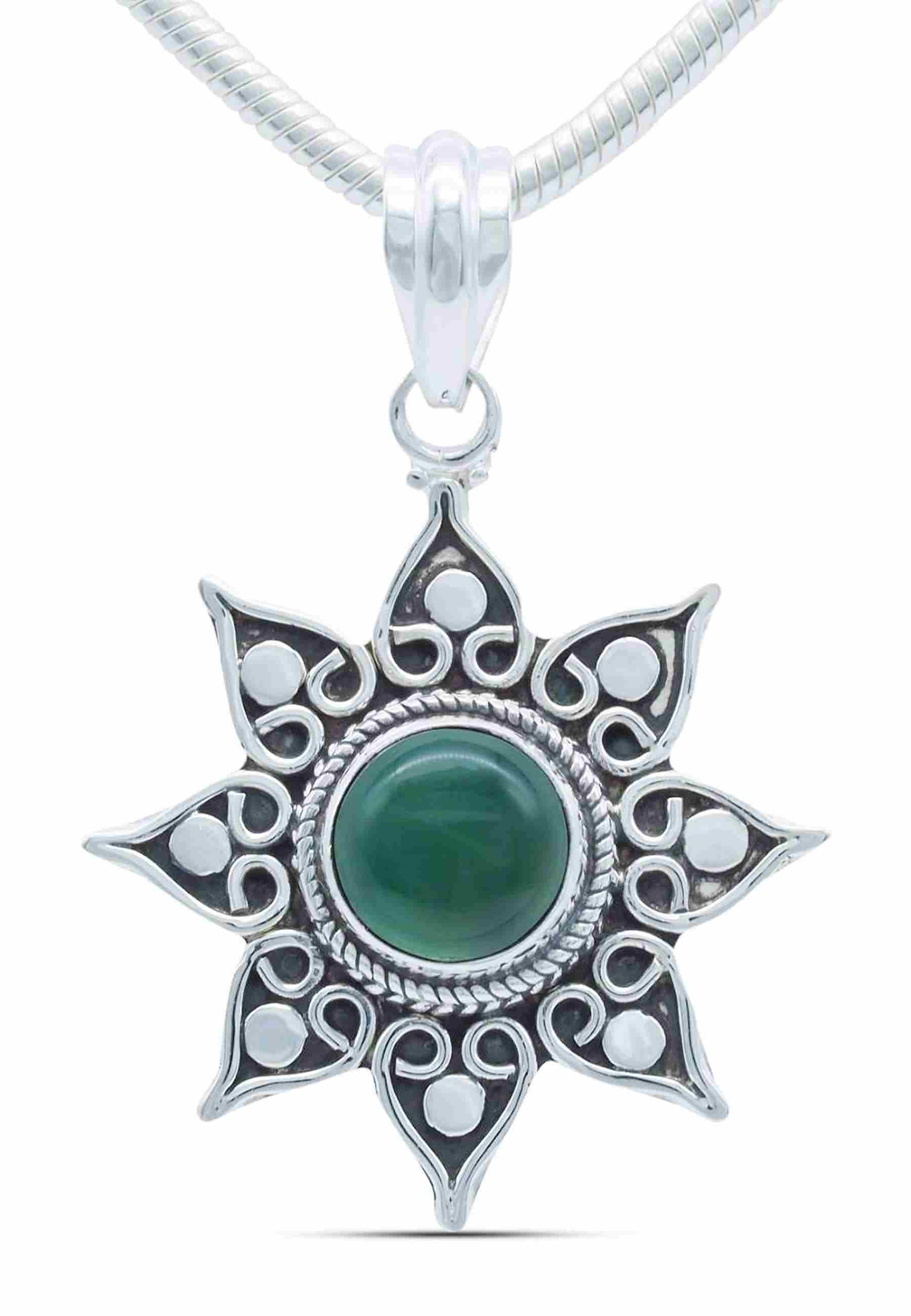 Silberkette mit Anhänger SUNA aus 925 Silber - mantraroma