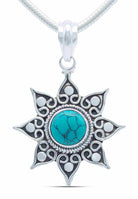 Silberkette mit Anhänger SUNA aus 925 Silber - mantraroma
