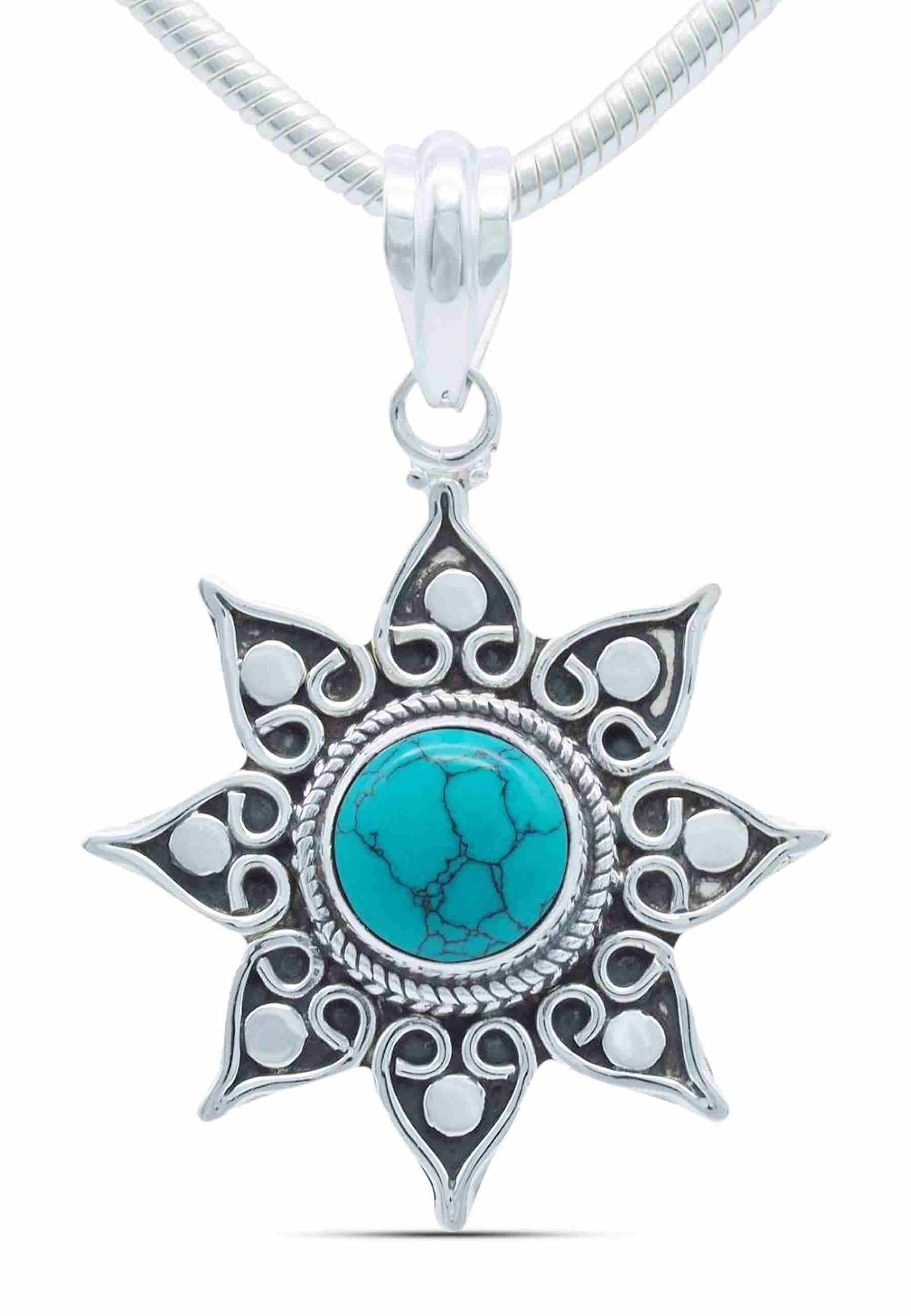 Silberkette mit Anhänger SUNA aus 925 Silber - mantraroma