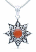 Silberkette mit Anhänger SUNA aus 925 Silber - mantraroma