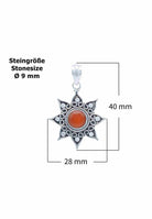 Silberkette mit Anhänger SUNA aus 925 Silber - mantraroma