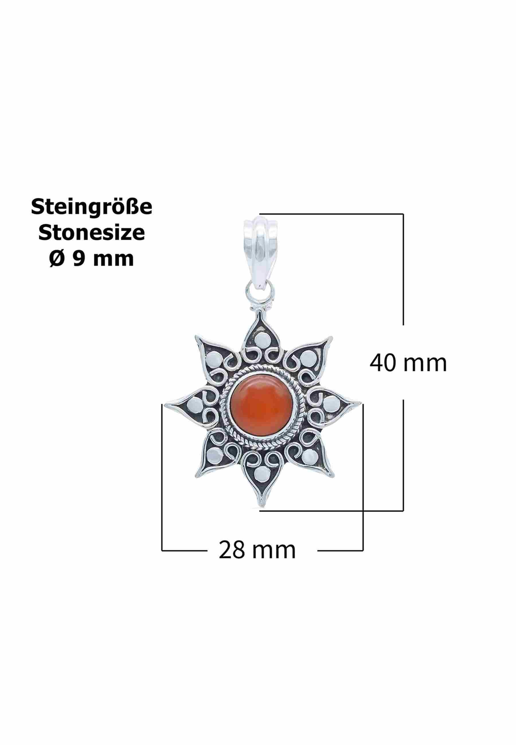 Silberkette mit Anhänger SUNA aus 925 Silber - mantraroma