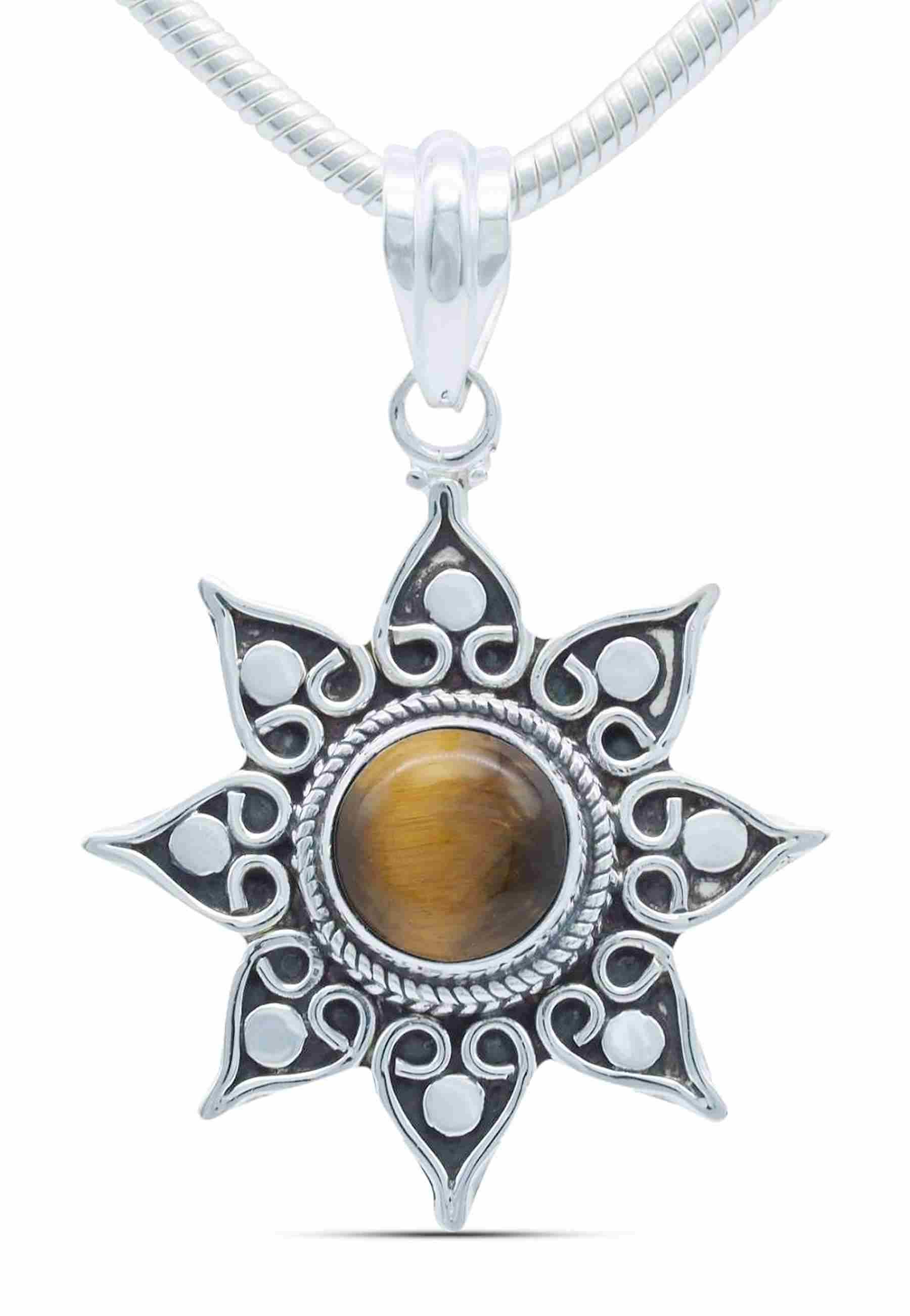 Silberkette mit Anhänger SUNA aus 925 Silber - mantraroma