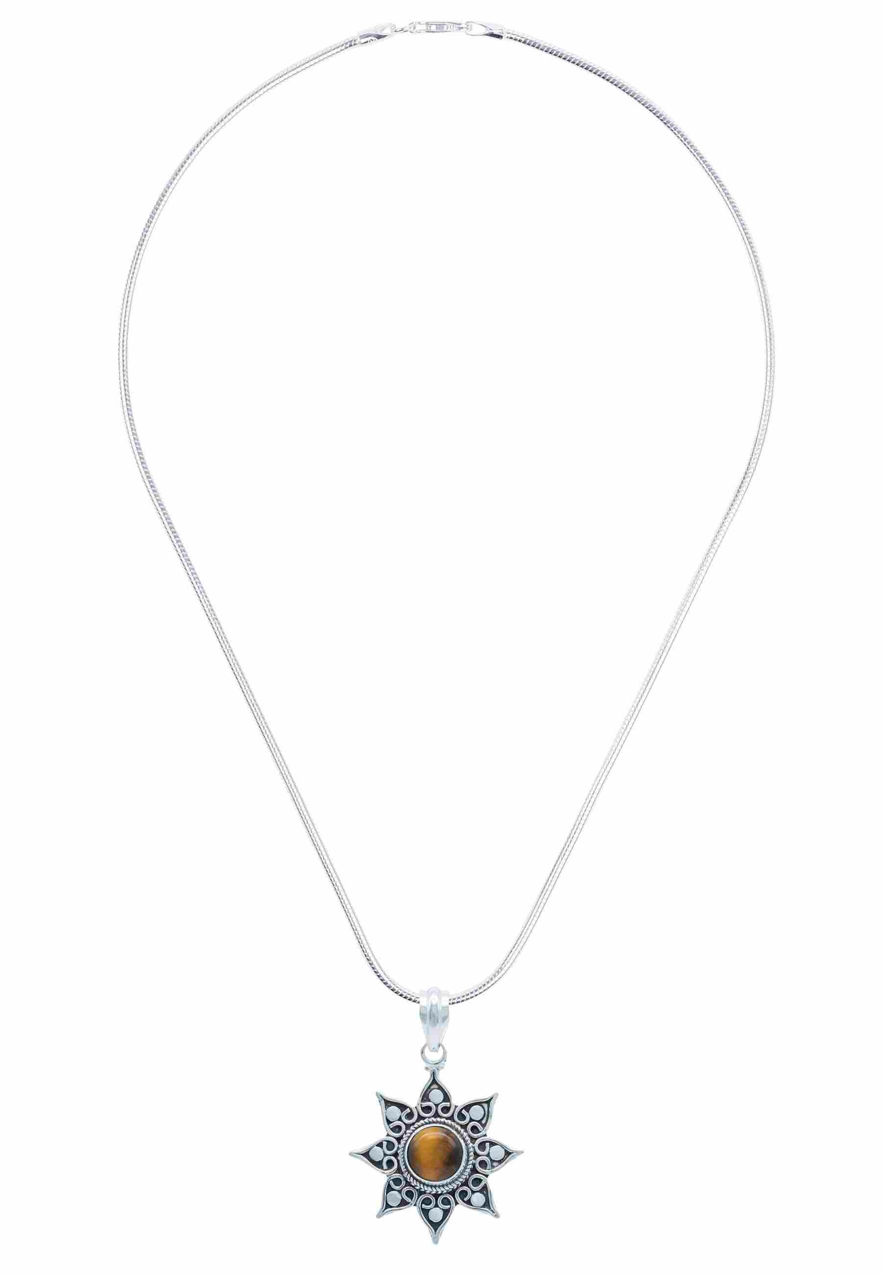 Silberkette mit Anhänger SUNA aus 925 Silber - mantraroma