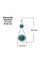 Silberkette mit Anhänger HATA aus 925 Silber - mantraroma