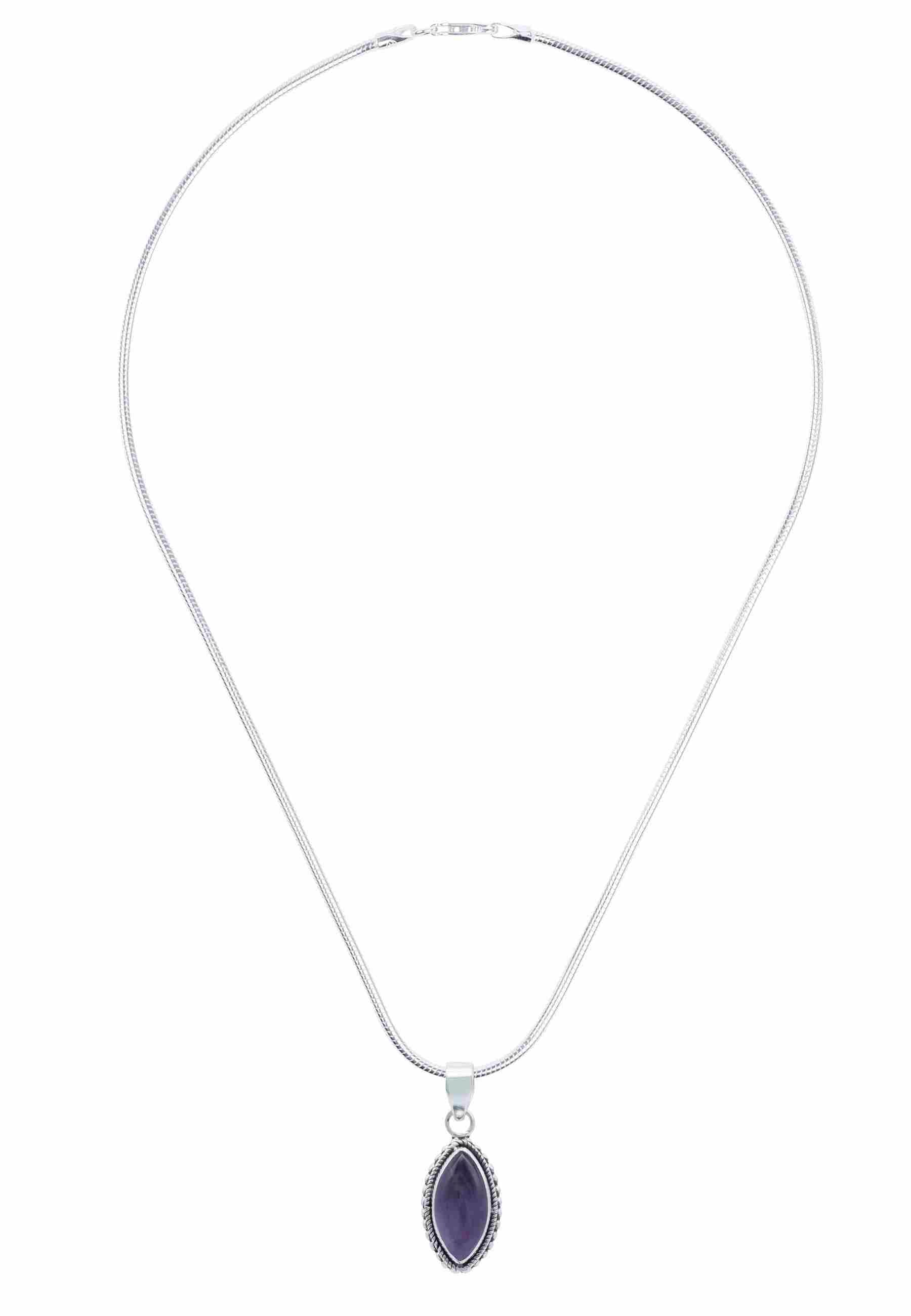 Silberkette mit Anhänger ANGALI aus 925 Silber - mantraroma