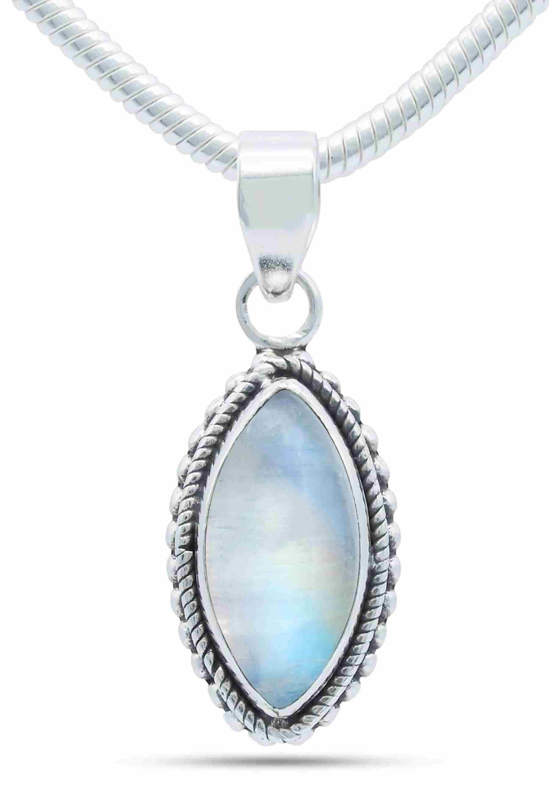 Silberkette mit Anhänger ANGALI aus 925 Silber - mantraroma