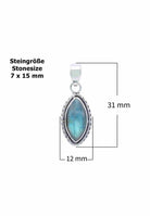 Silberkette mit Anhänger ANGALI aus 925 Silber - mantraroma