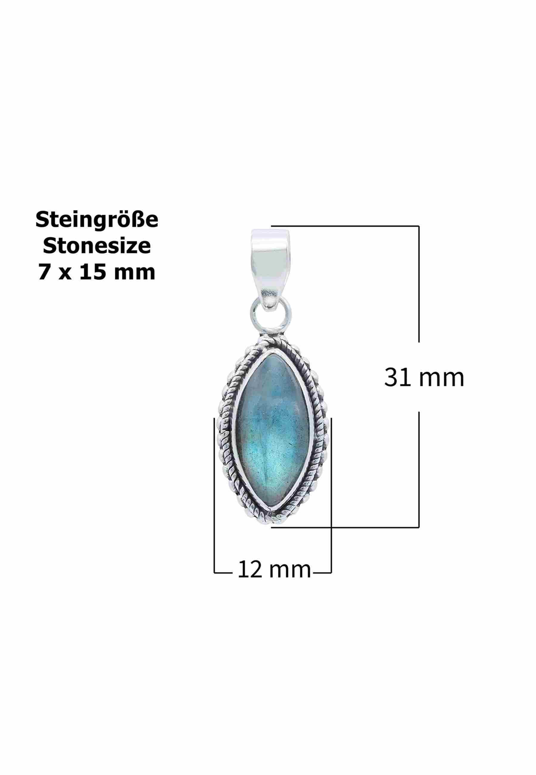 Silberkette mit Anhänger ANGALI aus 925 Silber - mantraroma