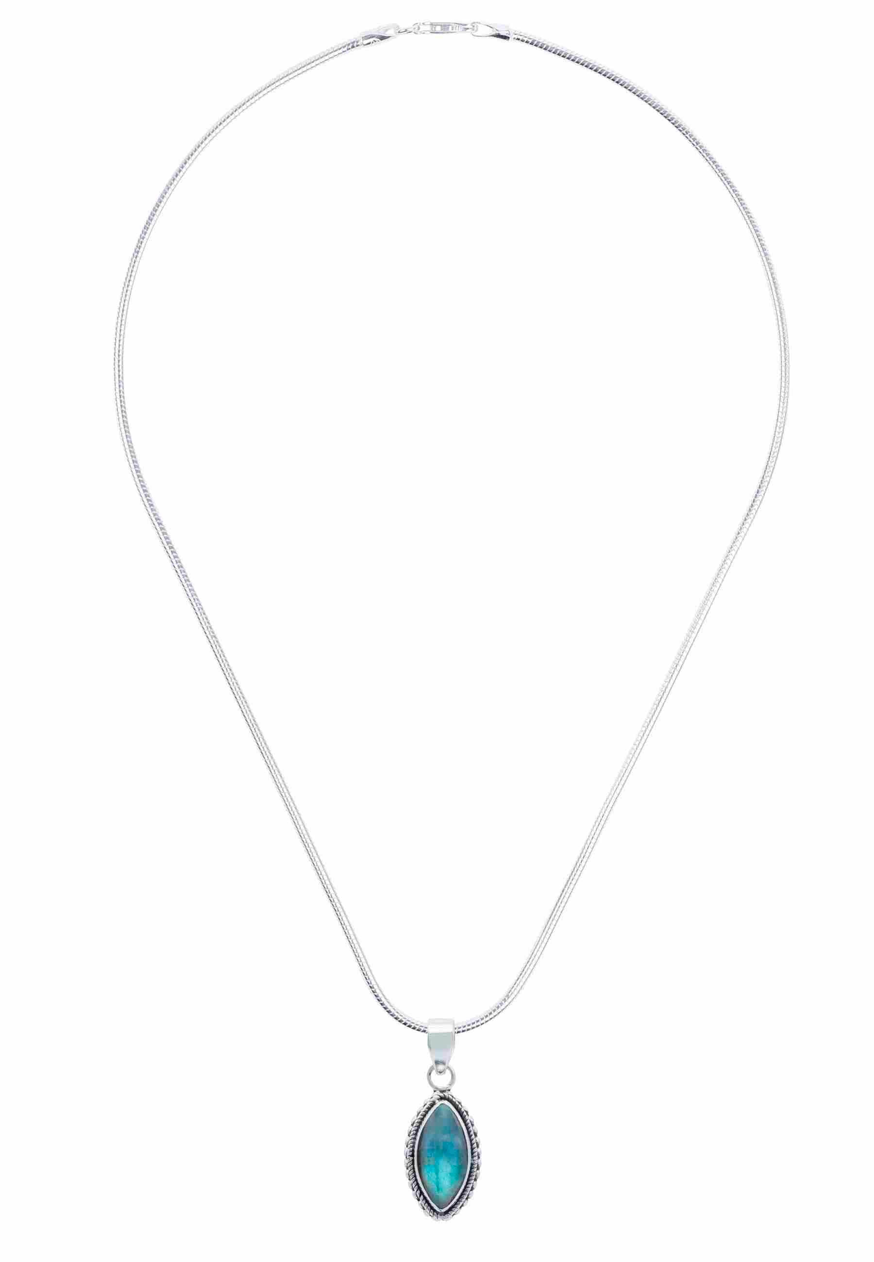 Silberkette mit Anhänger ANGALI aus 925 Silber - mantraroma