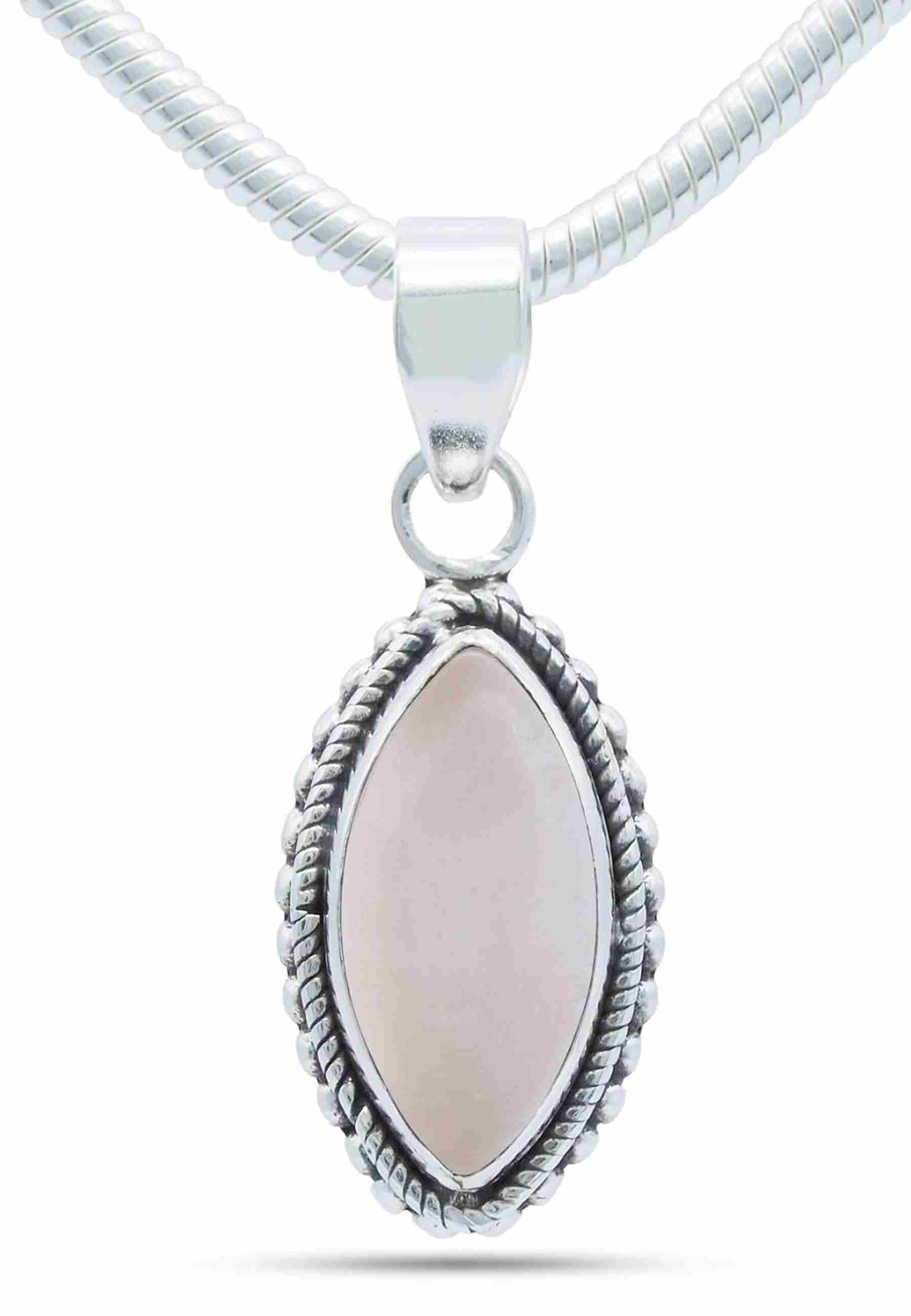 Silberkette mit Anhänger ANGALI aus 925 Silber - mantraroma